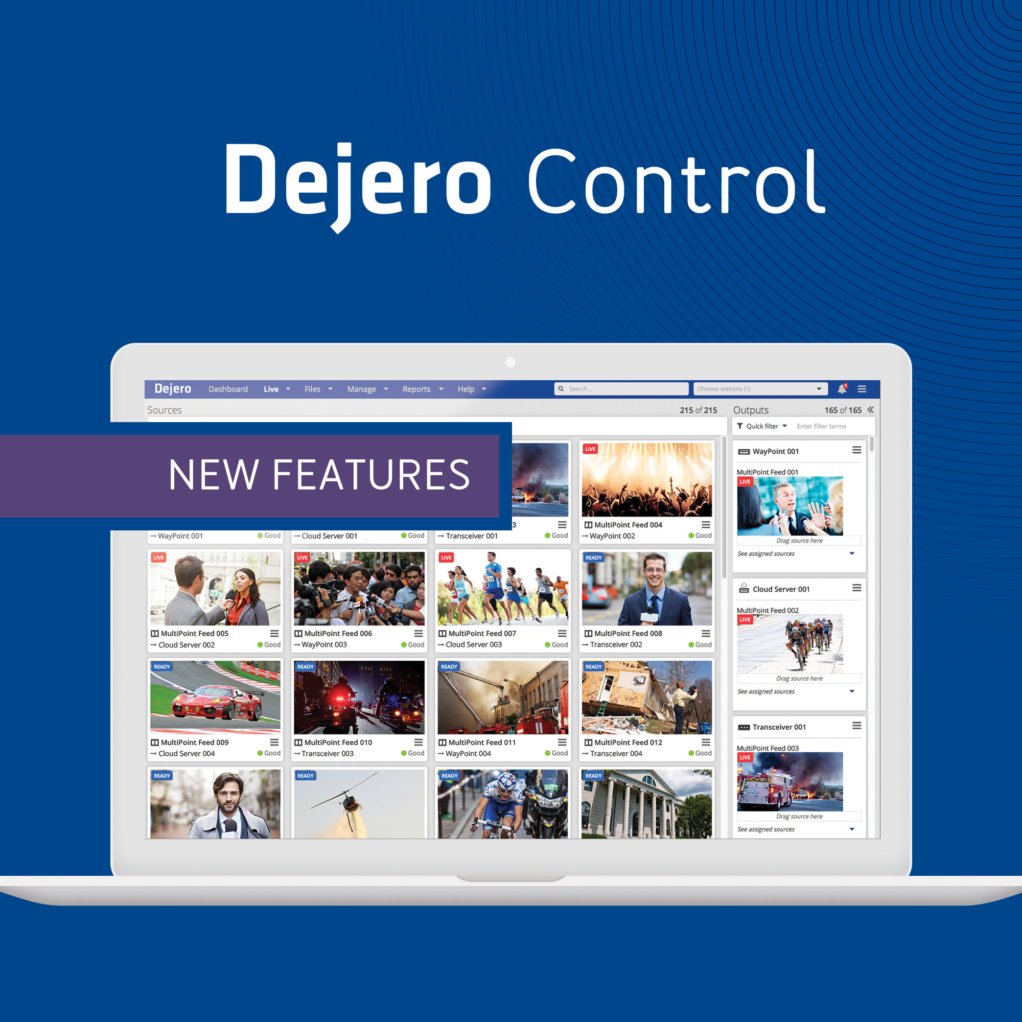 Dejero Control adds metadata and workflow automation