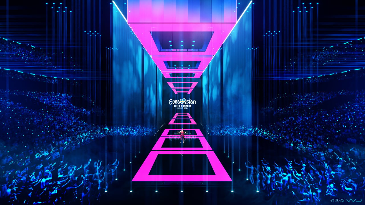 Eurovision 2024 unveils 360degree stage and lighting design